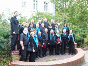 Der Chor in Konzertgarderobe