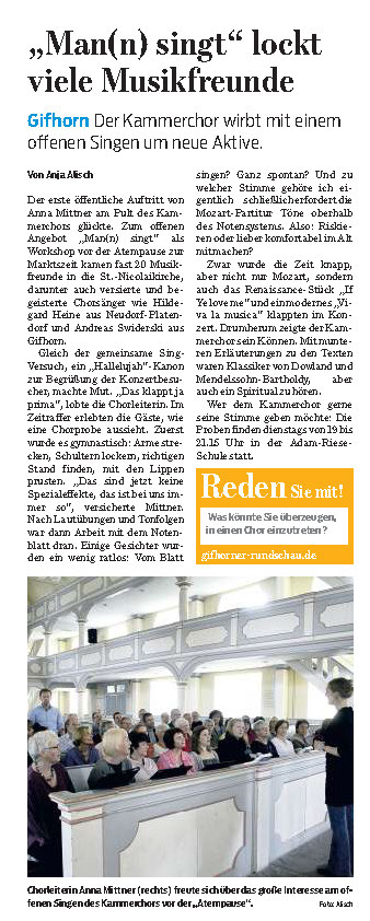 Gifhorner Rundschau 06.06.2016